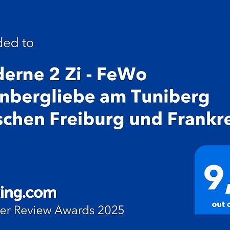 Moderne 2 Zi - Fewo Weinbergliebe Am Tuniberg Zwischen Freiburg Und Frankreich Merdingen Luaran gambar